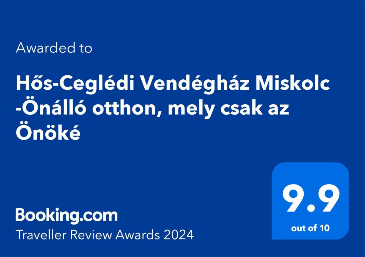 Hos-Cegledi Vendeghaz Miskolc -Oenallo Otthon, Mely Csak Az Oenoeke Exterior photo